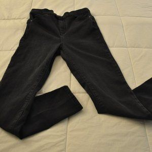 Women's We the Free Jeans by Free People Super Skinny Black High-Rise Waist 29